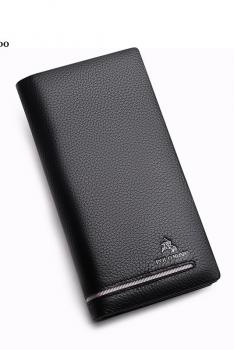 保罗 POLOMEISDO 男士 真皮长款拉链牛皮钱夹商务男士手拿包潮 DPB16001-HS