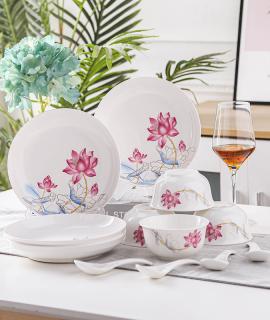 YILAN伊兰 12头莲爱餐具 YL-1201C