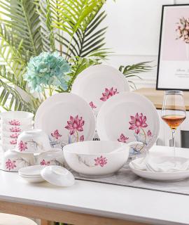 YILAN伊兰 26头莲爱餐具 YL-2601C