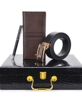 啄木鸟PLOVER 钱夹皮带套装 GD81209-3GB