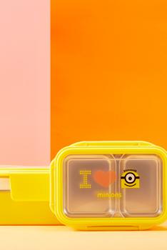 神偷奶爸小黄人双层分割便当盒MN-JBDH01