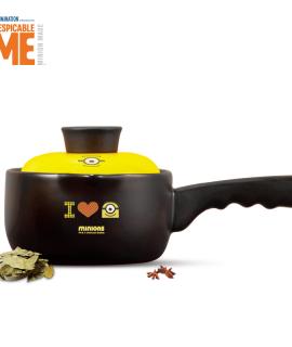 神偷奶爸小黄人陶瓷耐热奶锅MN-JTNG100