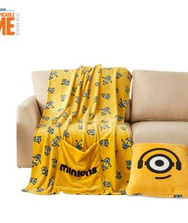 神偷奶爸小黄人多用抱枕绒毯SA-FYK51