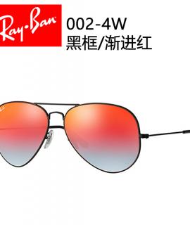雷朋(Ray.Ban)太阳镜3025渐进002/4W-光黑/渐进红膜