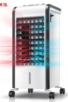 aole奥乐 工业家用空气扇落地扇暖风扇取暖器一年四季通用净化驱蚊FKL23JN