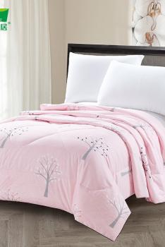 泽盟家居ZEME清雅舒柔被 水洗被夏凉被被子单双人1.5米*2米-粉色