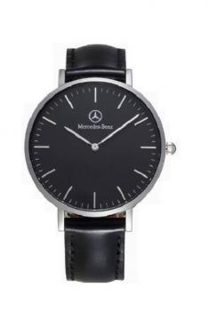 梅赛德斯-奔驰 MERCEDES-BENZ进口机芯男女时尚简约手表热销爆款91335629-银色黑面