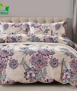 泽盟家居ZEME魅丝床上用品四件套 活性印染 双人大床 2m*2.3m