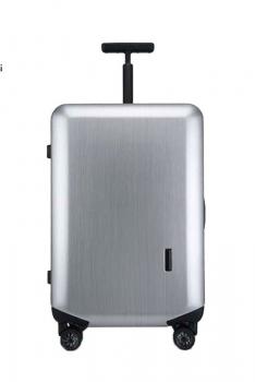 路易雪莱 商务休闲万向轮拉杆箱行李箱可登机 9628 20寸 -奢华银