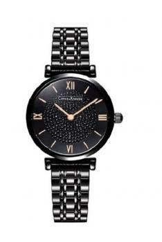 英国CLOUS KRAUSE 热销爆款女表 满天星/时尚简约 进口石英机芯礼盒-黑色满天星