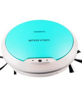 WALK DOWN R4 Sweeping Robot Automatic Smart Home Cleaning Vacuum Cleaner-Sky Blue