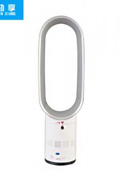 JINXIANG劲享 无叶风扇柔风空调伴侣智能遥控版触摸屏式支持摇头定时落地扇塔扇JX-110-银色