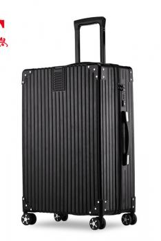 CC TKR868 Korean Aluminum Frame New Trolley Case 20 Size -Black