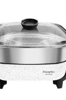 英国FINSYBO 维克多多功能电热锅4L 1360W(蒸笼款)F-EHP35B -ZZ10755201964