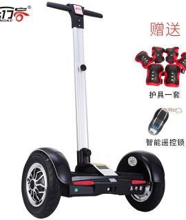 LEXINGKE乐行客 智能遥控锁电动双轮平衡车双核CPU代步车A10 -黑色