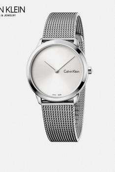 卡文克莱CALVIN KLEIN MINIMAL简约系列石英男表K3M211Y6-白盘米兰风编织表带