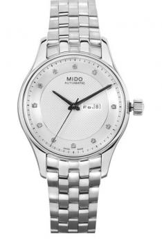 美度(MIDO)BELLUNA布鲁纳系列自动机械瑞士手表钢带女表M001.230.11.036.91