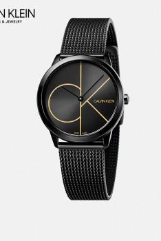 卡文克莱CALVIN KLEIN MINIMAL简约系列石英男女表K3M224X1-米兰风表带