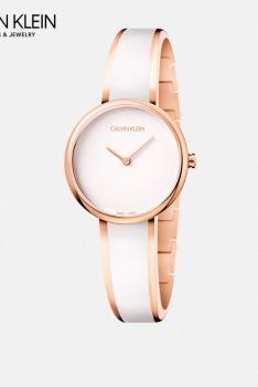 卡文克莱CALVIN KLEIN SEDUCE诱惑系列石英女表 K4E2N616-玫瑰金手镯款