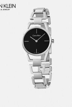 卡文克莱CALVIN KLEIN DAINTY俊俏系列石英女腕表K7L23141-简约黑色表盘