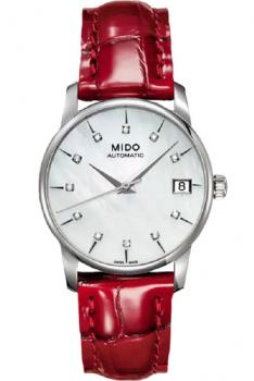 美度(MIDO)BARONCELLI贝伦赛丽系列珍珠贝母瑞士机械女表 M007.207.16.106.00