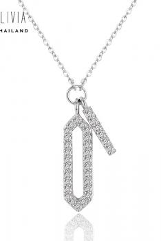 OLIVIA奥利薇亞 銀項鏈時尚简约百搭网红項鏈女珠宝饰品首饰礼品