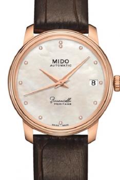 美度(MIDO)BARONCELLI贝伦赛丽系列40周年自动机械女表 M027.207.36.106.00