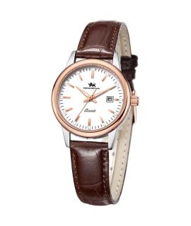 NINORIVA Couple Atmospheric Business Quartz Women Watch 11009-Rose Gold Belt