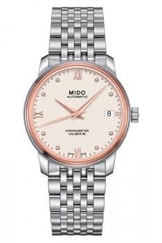 美度(MIDO)BARONCELLI贝伦赛丽镶钻机械女表 M027.208.11.016.00