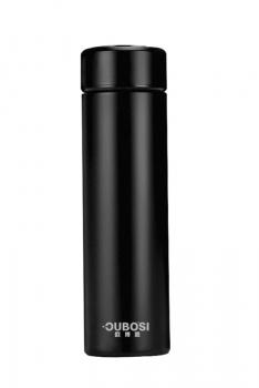 OUBOSI欧博思 304智能温控显示保温杯时尚商务水杯子 B8709 500ml 产品升级-酷黑色