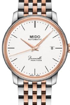 美度(MIDO)BARONCELLI贝伦赛丽系列40周年自动机械男表玫瑰金钢带M027.407.22.010.00
