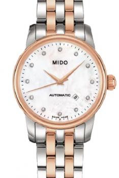 美度(MIDO)BARONCELLI贝伦赛丽系列自动机械女表钢带M7600.9.69.1