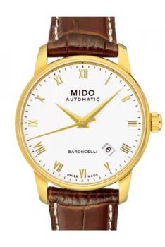 美度(MIDO)BARONCELLI贝伦赛丽系列自动机械男表38皮带 M8600.3.26.8