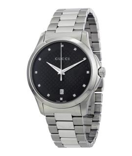 古驰GUCCI G-Timeless系列时尚休闲钢带石英男表 YA126456 默认