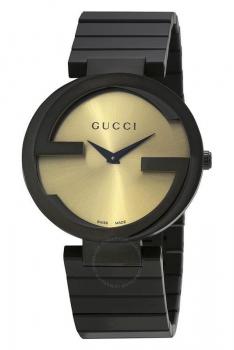 古驰GUCCI INTERLOCKING系列特别款格莱美手链式女表 YA133314