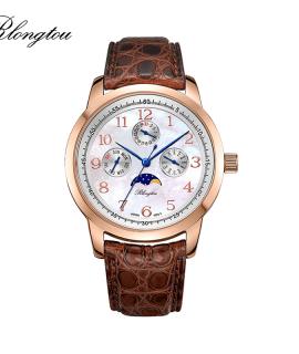 Rlongtou浪陀 雅仕经典系列腕表103L-P-A棕带女款